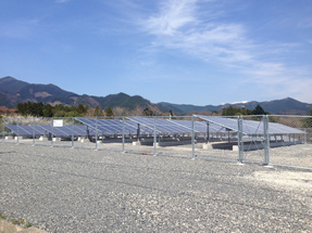 2013年 太陽光発電所開設。 ～自然エネルギー活用促進がスタートしました～